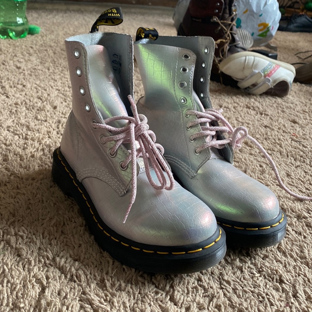 Iridescent Doc Martens
